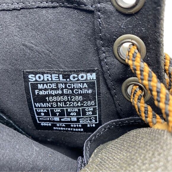 Sorel 1964 Premium Wedge Waterproof Lace up Ankle Boots Size 9 - Picture 9 of 10